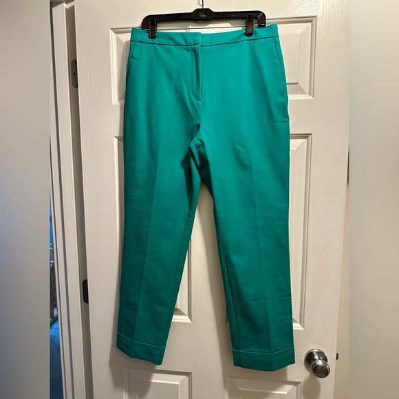 Ann Taylor Factory Pants - Nwot Ann Taylor green slim fit pants